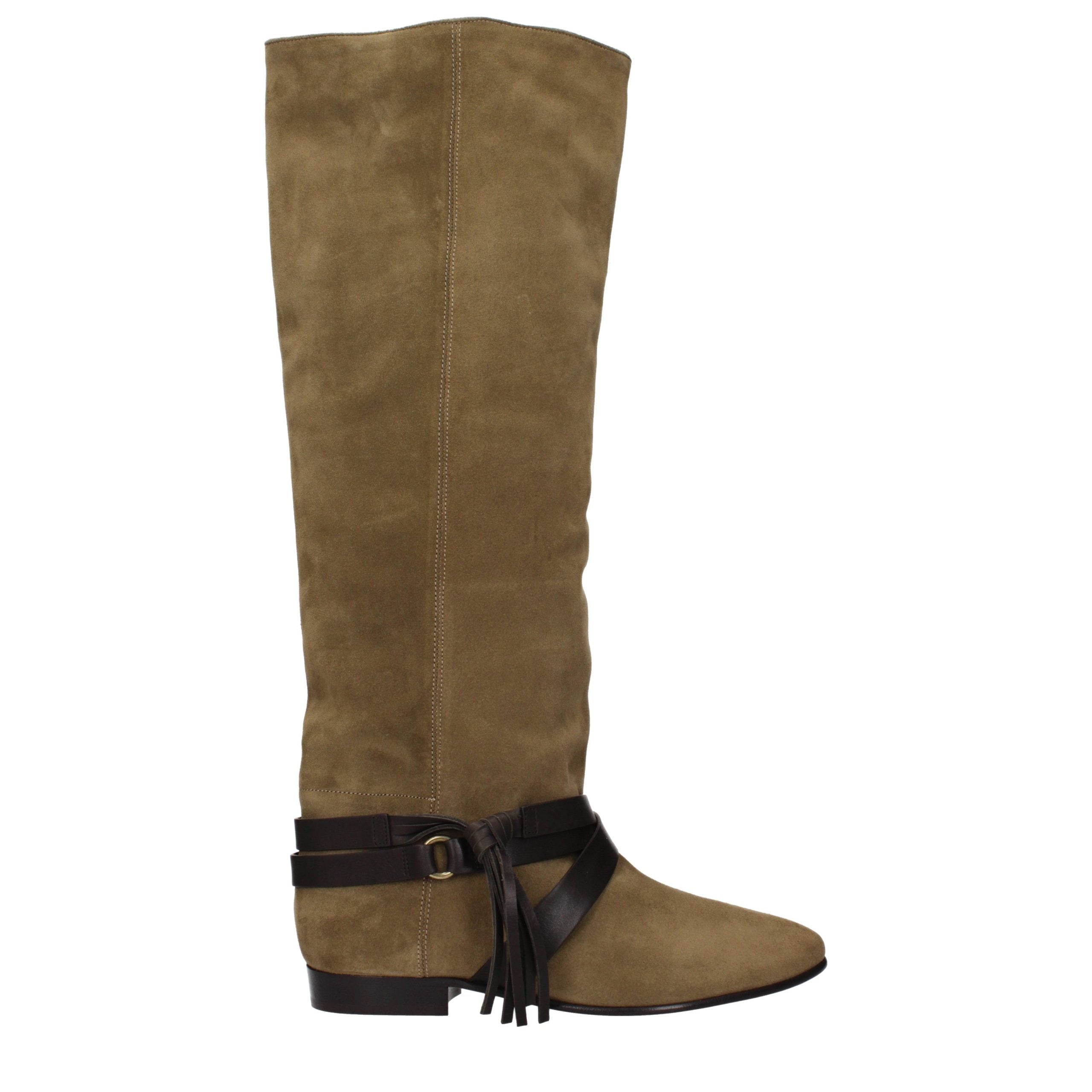 Isabel Marant Green Over The Knee Boots - Exquisite Luxury Style