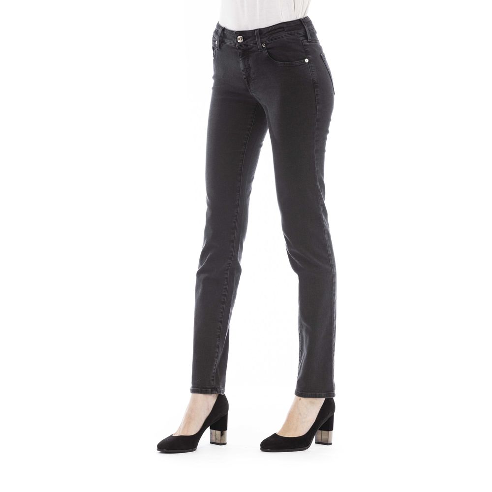 Jacob Cohen Black Cotton Women Jeans - Luxury Denim Elegance