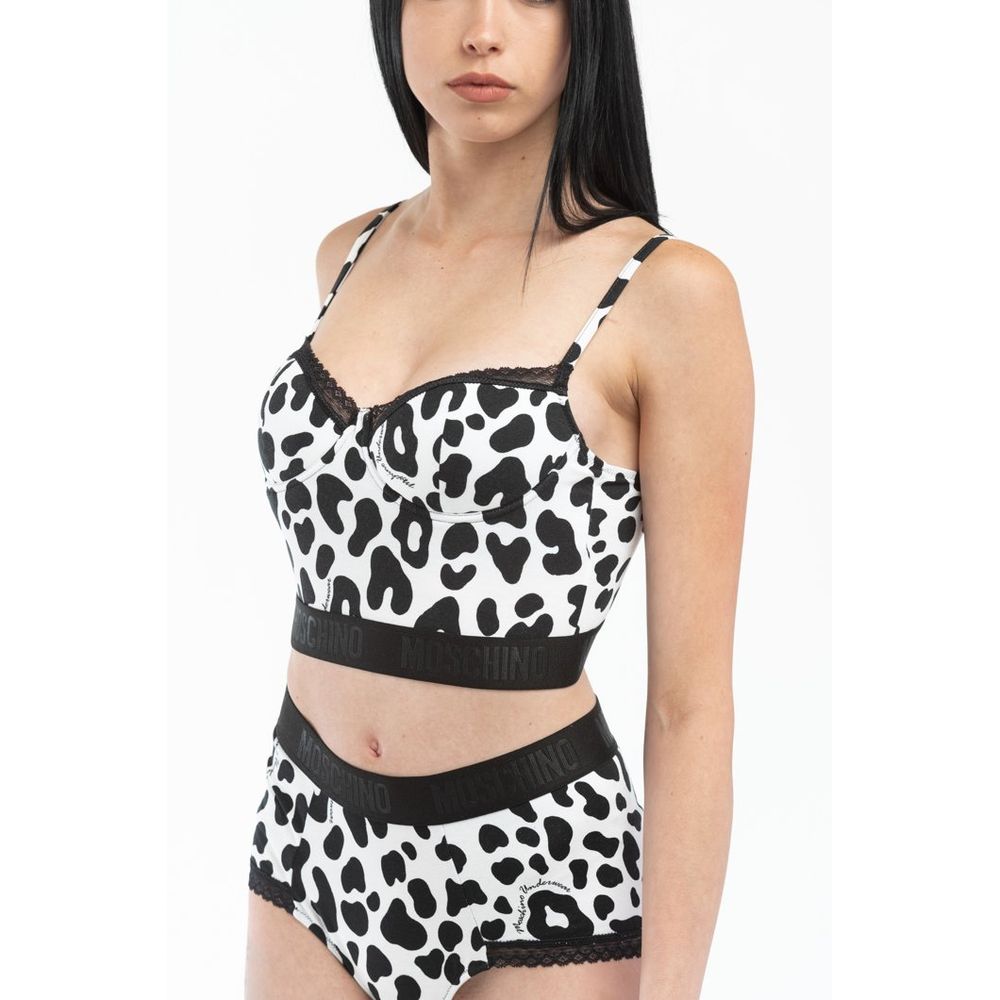 Moschino Black Modal Tank Top - Luxury Redefined Elegance
