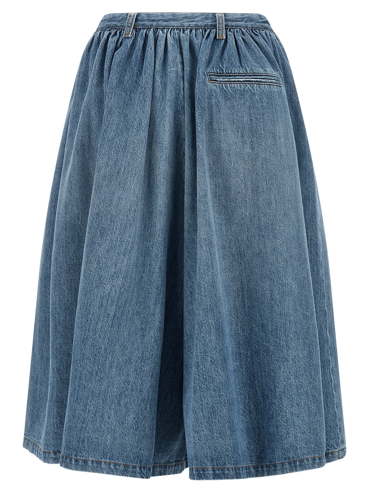 MM6 Maison Margiela Blue Cotton Bermuda Shorts - Timeless Luxury