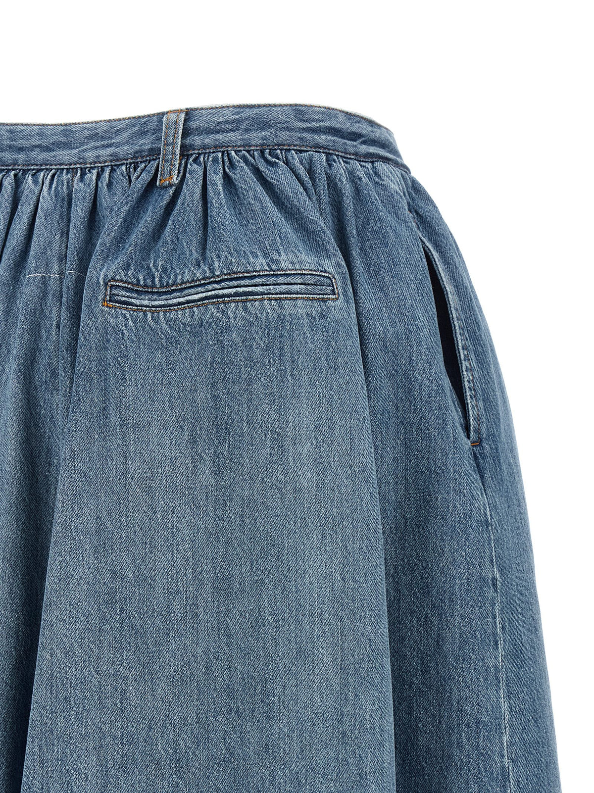 MM6 Maison Margiela Blue Cotton Bermuda Shorts - Timeless Luxury