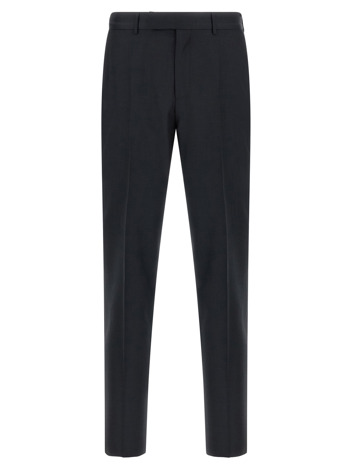Elevate your wardrobe with ZEGNA's Blue Wool Two-Piece Suit, a masterpiece of Italian craftsmanship that embodies timeless elegance and luxury for the discerning individual.