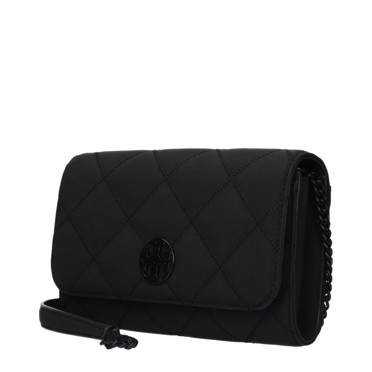 Tory Burch Black Leather Clutch Bag - Timeless Luxury Accessory