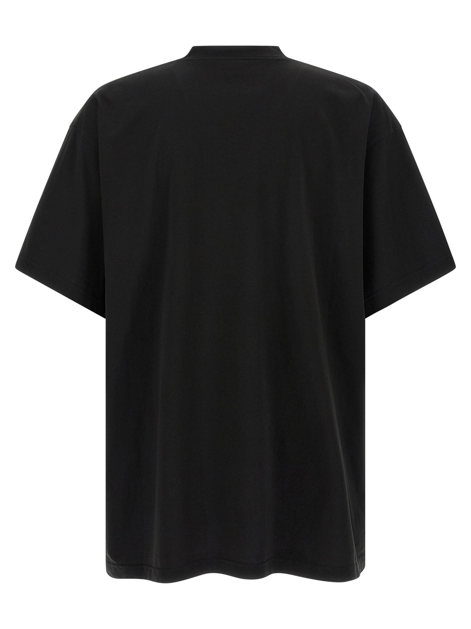 Balenciaga Black Cotton T-Shirt - Elevate Your Street Style