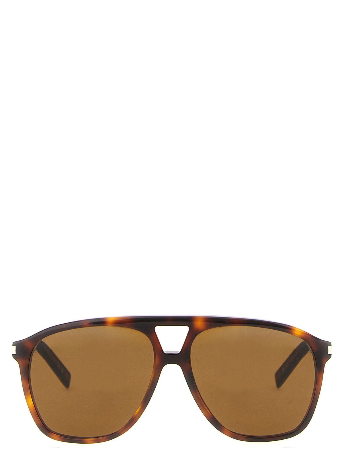 Saint Laurent Brown Acetate Sunglasses - Timeless Elegance