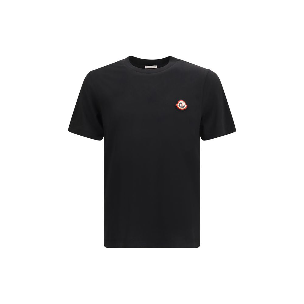 Moncler Black Cotton T-Shirt - Elevate Your Luxury Wardrobe