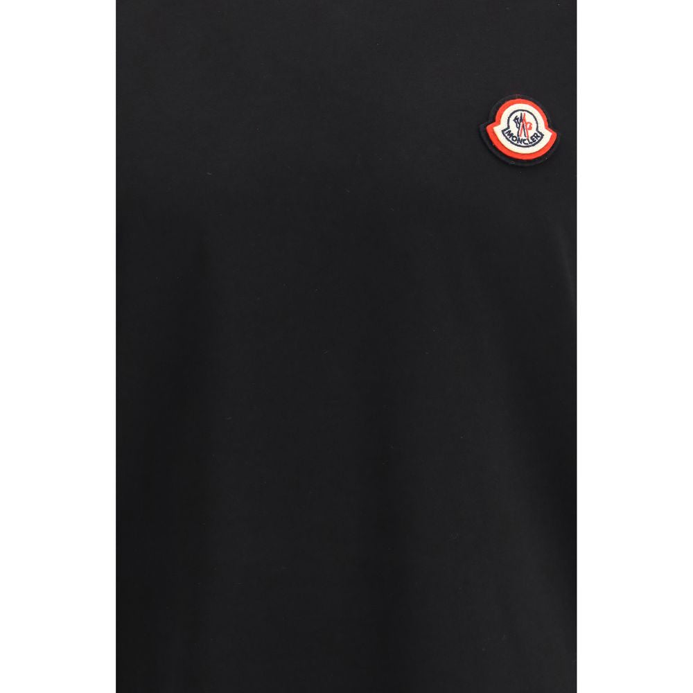 Moncler Black Cotton T-Shirt - Elevate Your Luxury Wardrobe