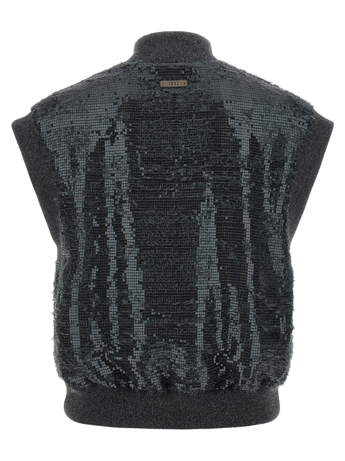Peserico Gray Sleeveless Jacket - Elevate Your Layered Style