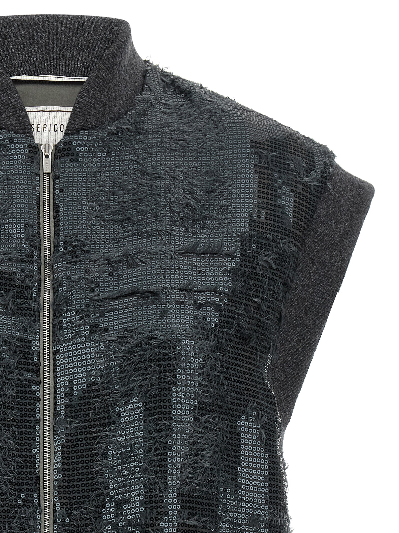 Peserico Gray Sleeveless Jacket - Elevate Your Layered Style
