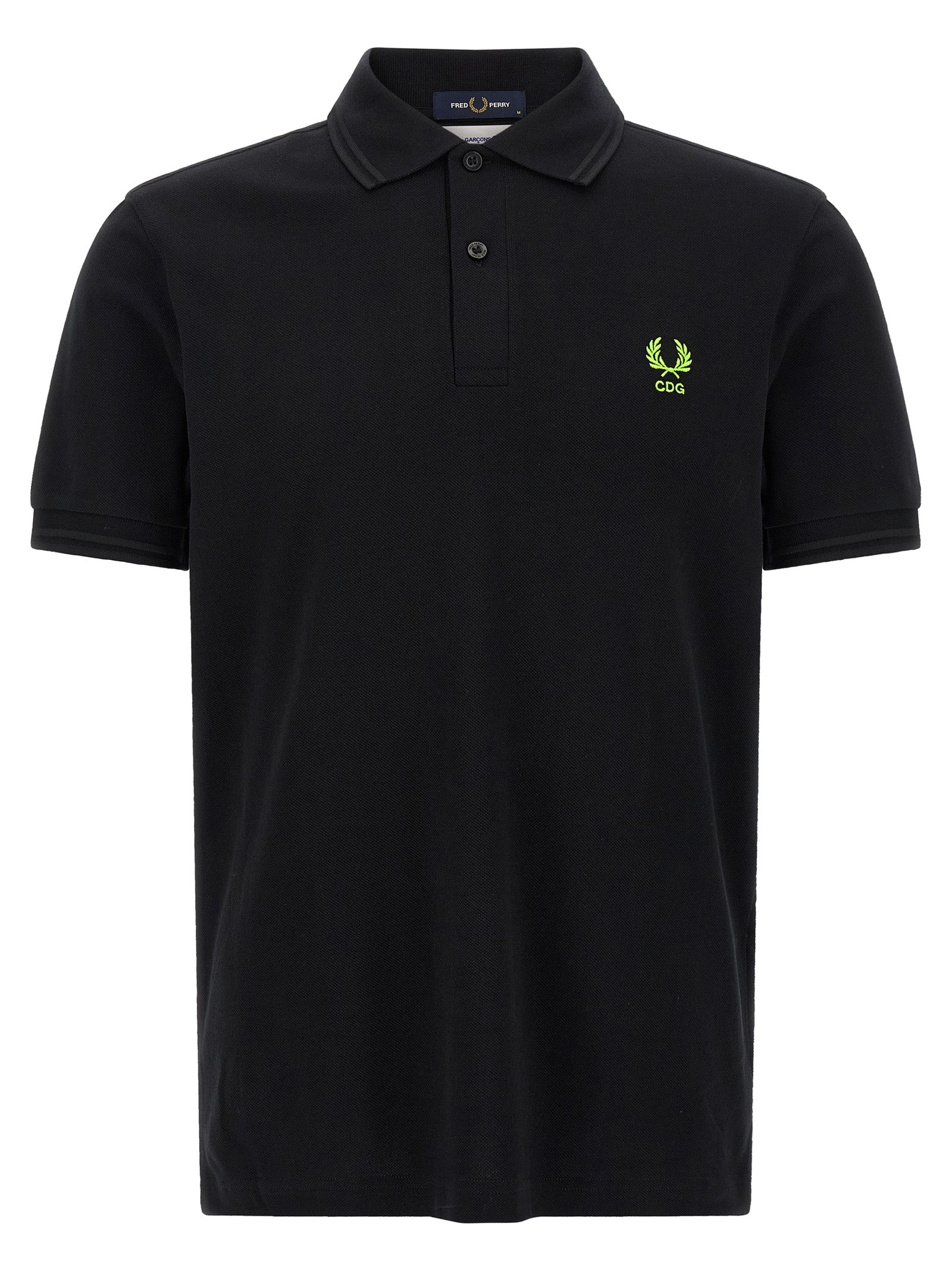 Comme Des Garçons Bicolor Cotton Polo Shirt - Timeless Elegance
