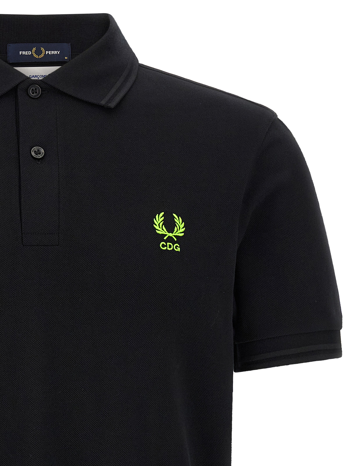 Comme Des Garçons Bicolor Cotton Polo Shirt - Timeless Elegance