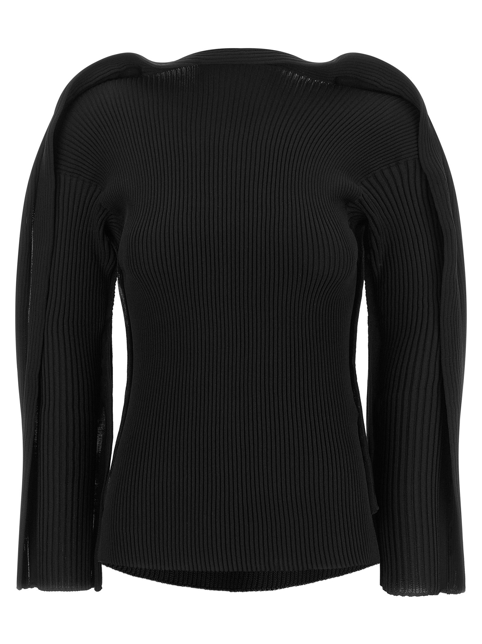 Issey Miyake Black Cardigan - Avant-Garde Elegance Redefined