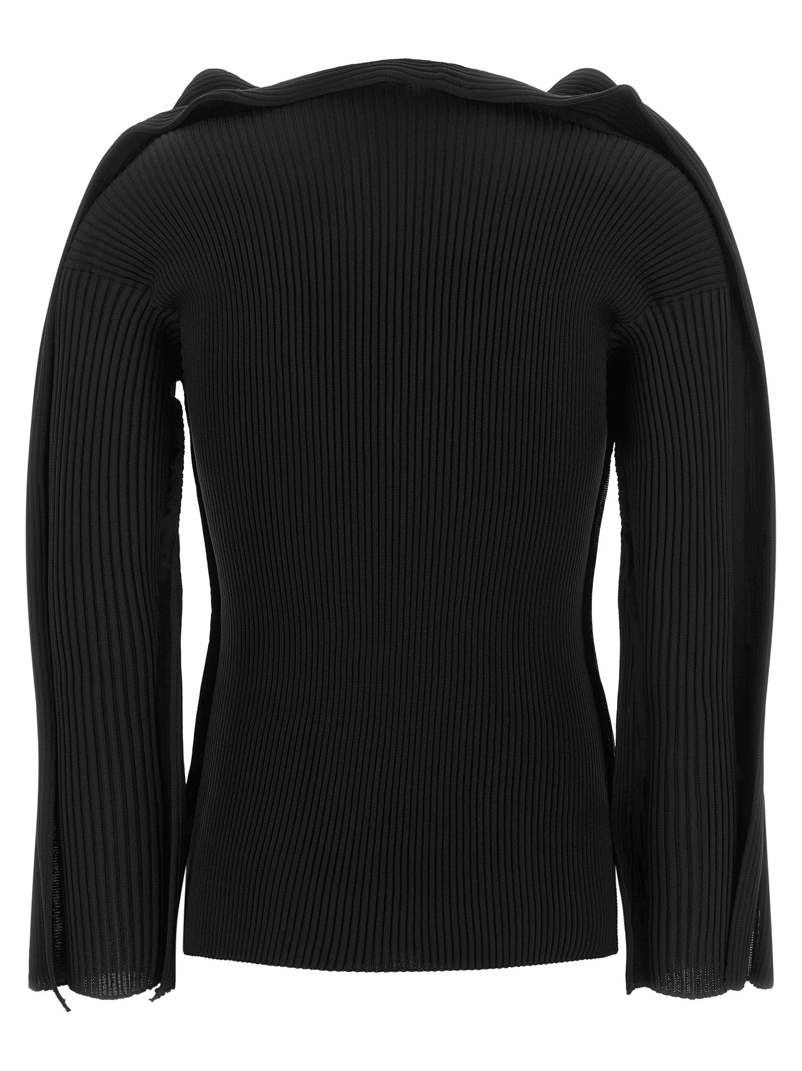 Issey Miyake Black Cardigan - Avant-Garde Luxury Fashion