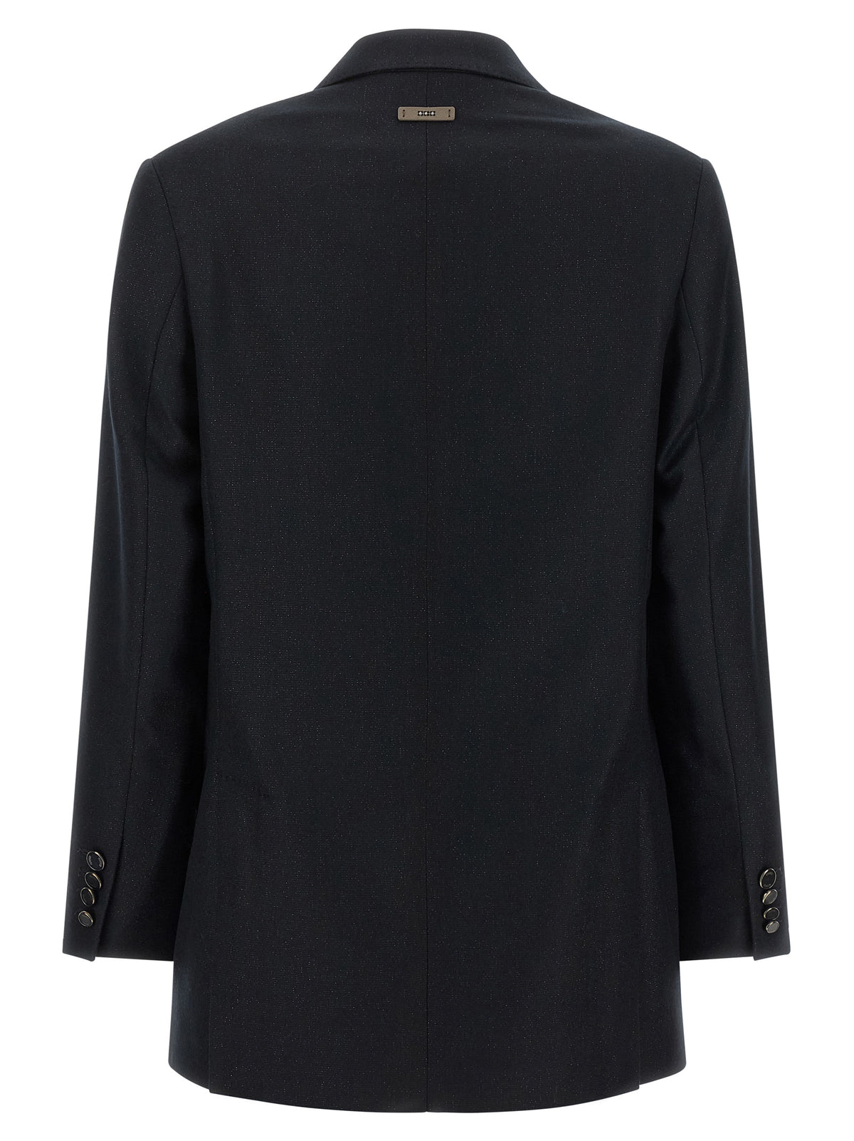 Peserico Black Virgin Wool Blazer - Timeless Luxury Elegance