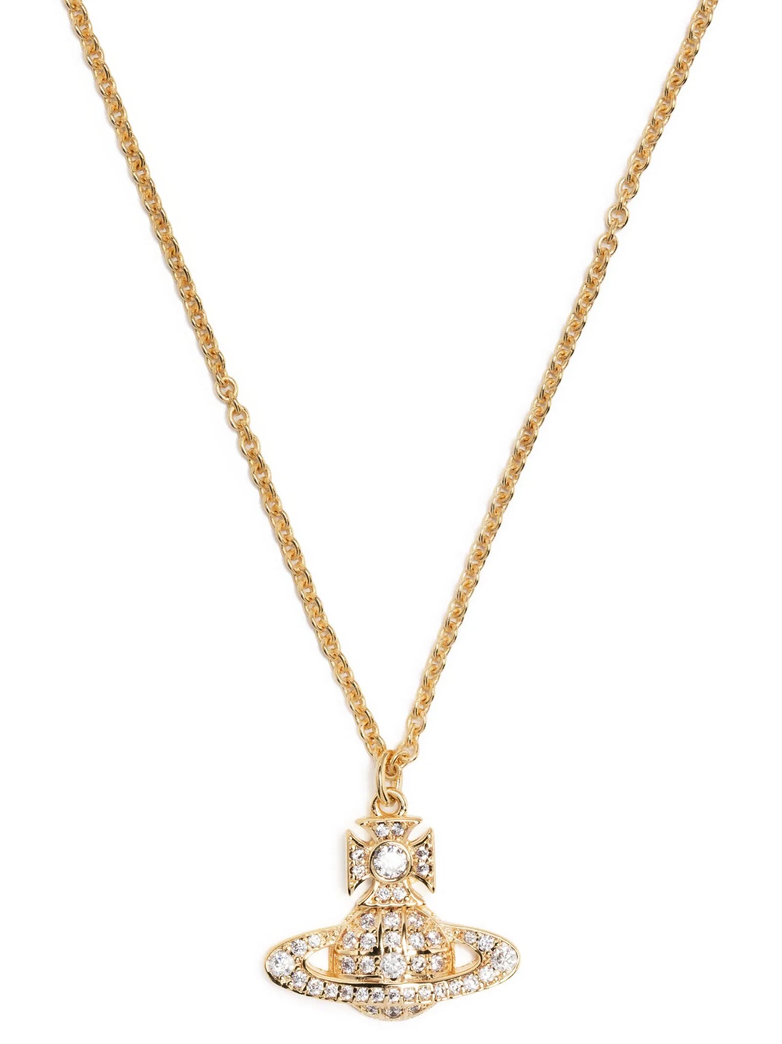 Vivienne Westwood Gold Brass Necklace - Timeless Elegance