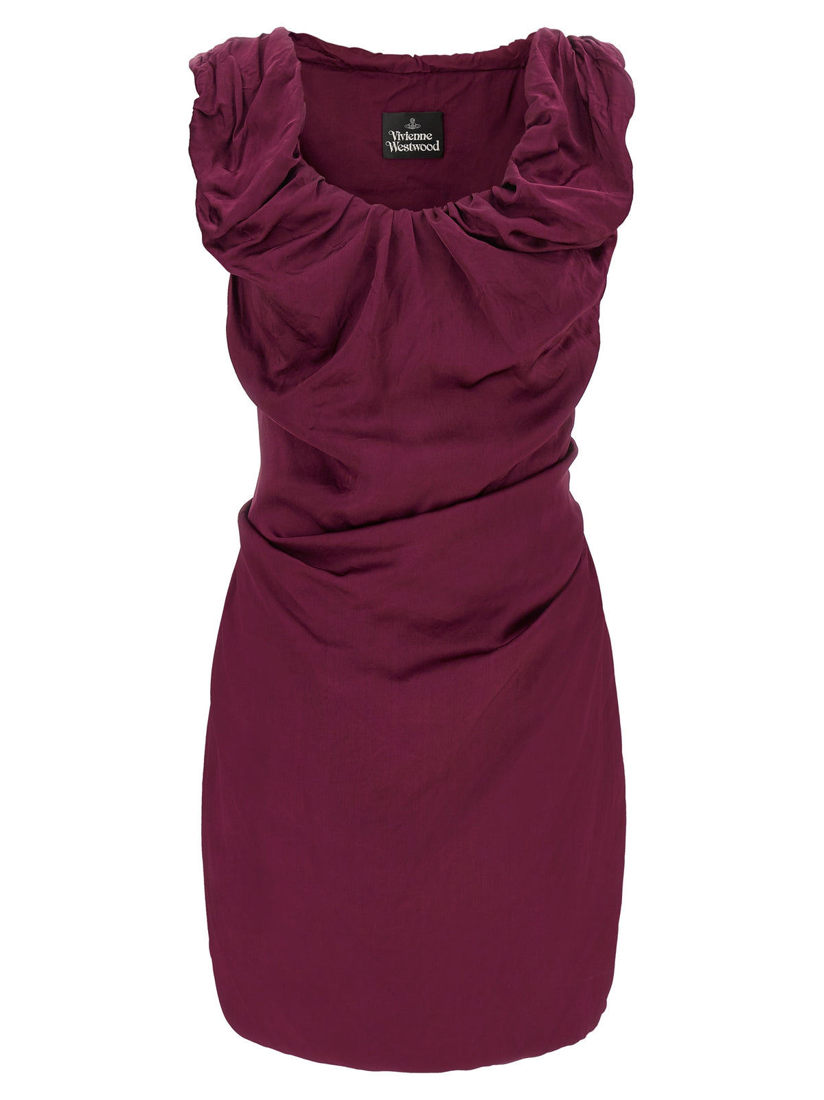 Vivienne Westwood Bordeaux Viscose Mini Dress - Timeless Luxury