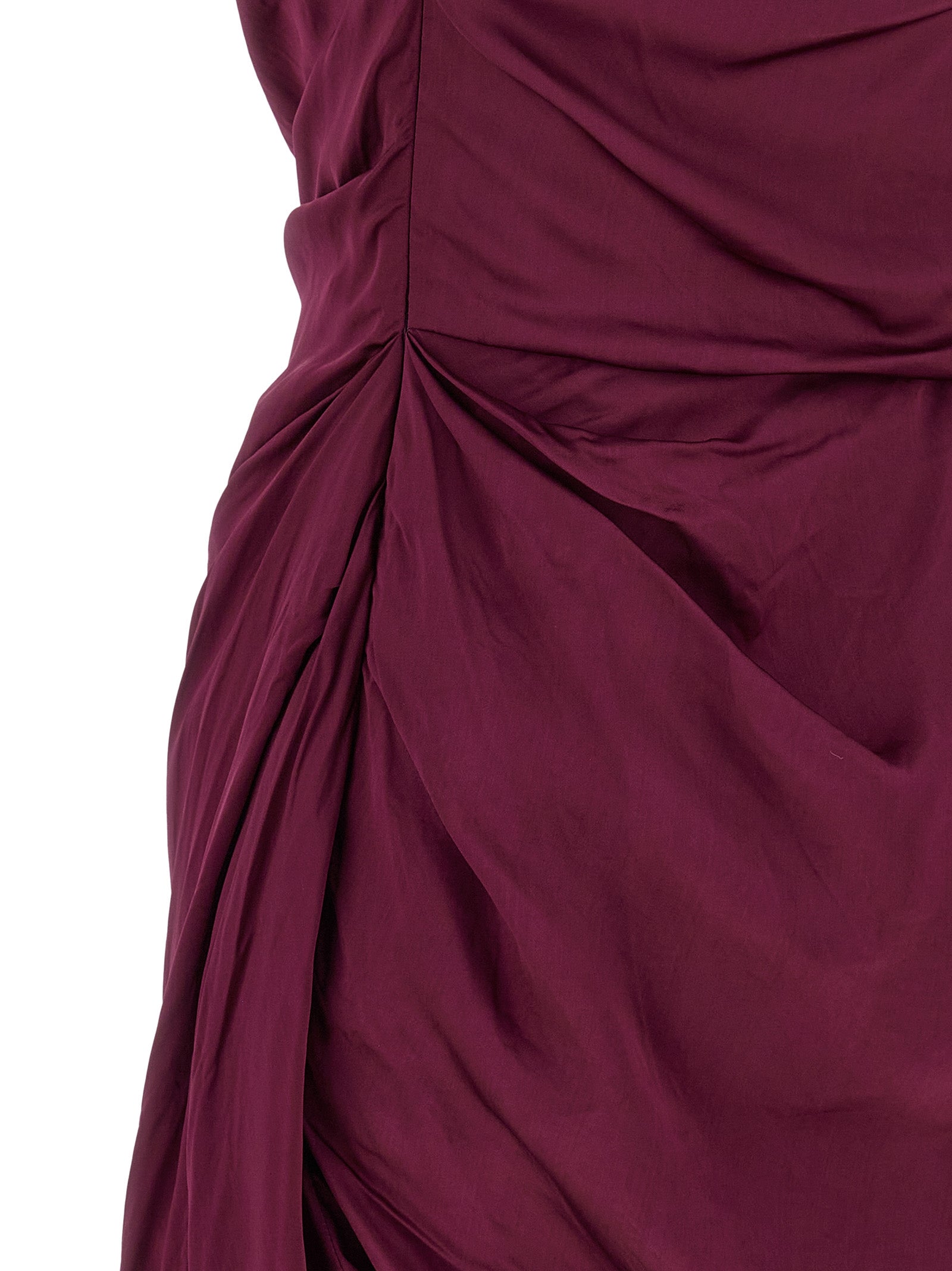 Vivienne Westwood Bordeaux Viscose Mini Dress - Luxe Elegance