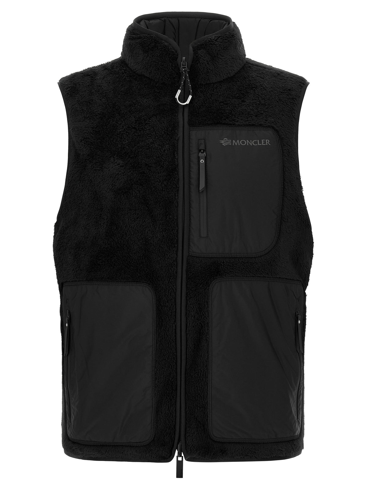 Moncler Reversible Vest - Luxurious Versatility in Black