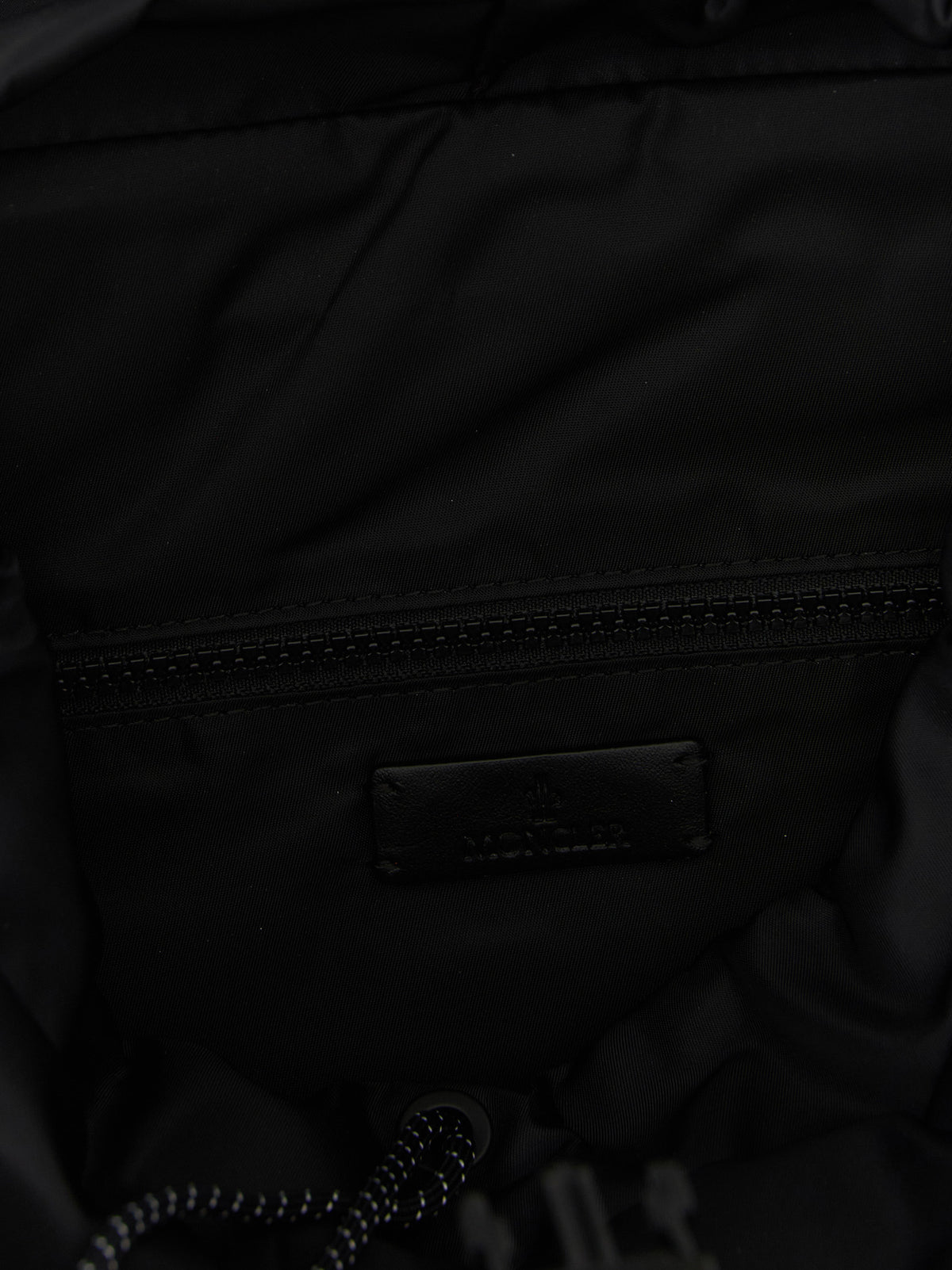 Moncler Kenton Backpack - Luxurious Black Polyamide Elegance