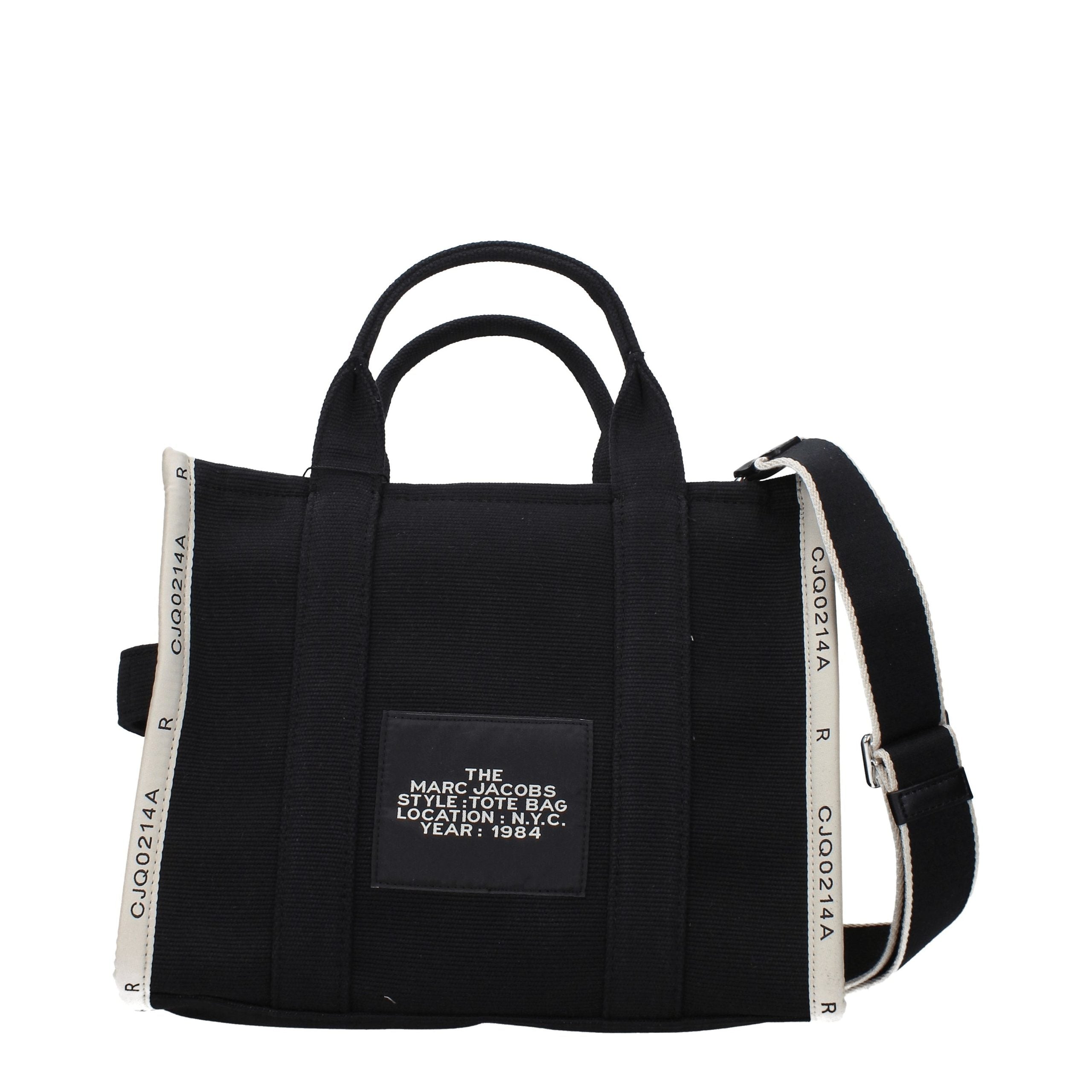 Marc Jacobs Black Fabric Handbag - Timeless Luxury Essential