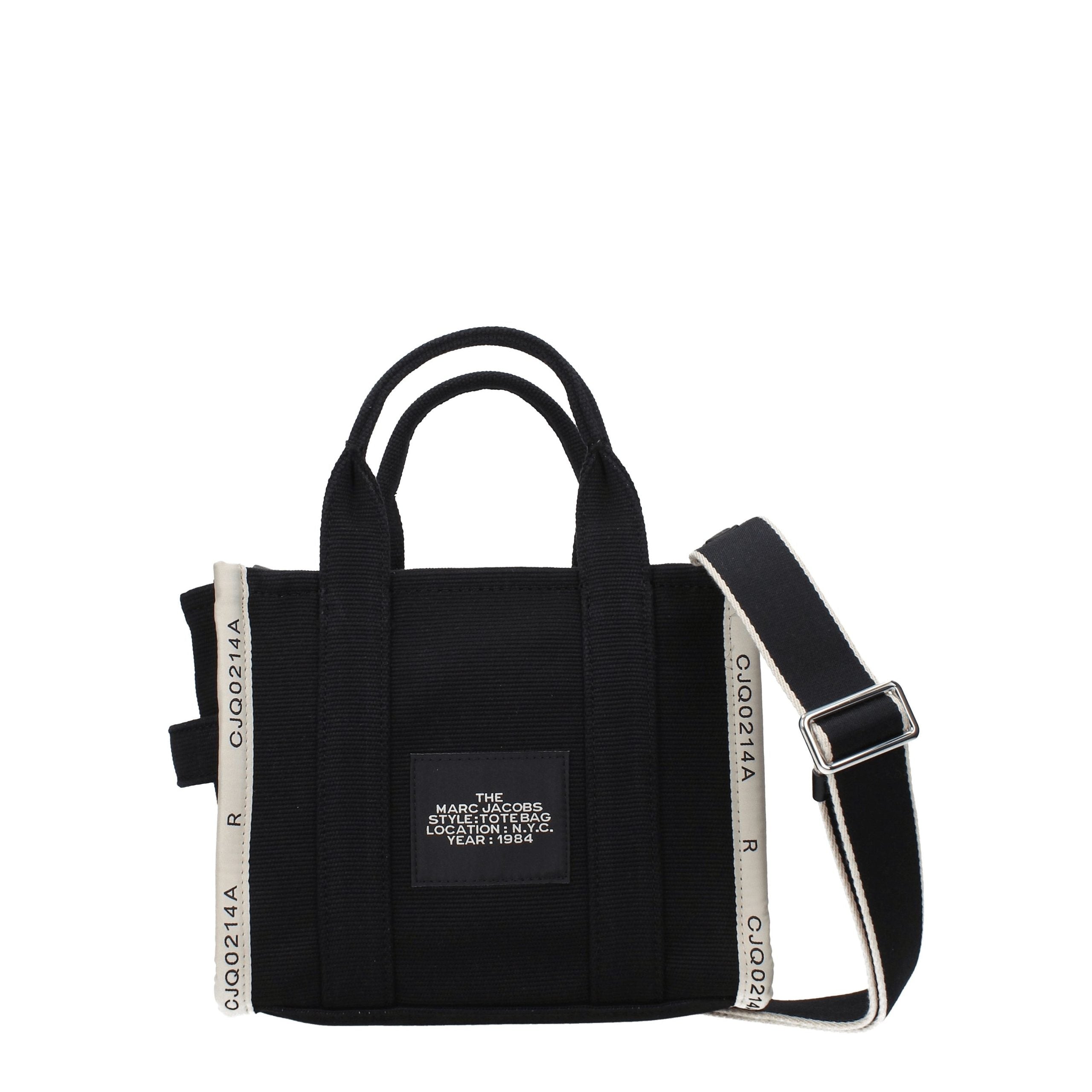 Marc Jacobs Black Fabric Handbag - Timeless Luxury Redefined