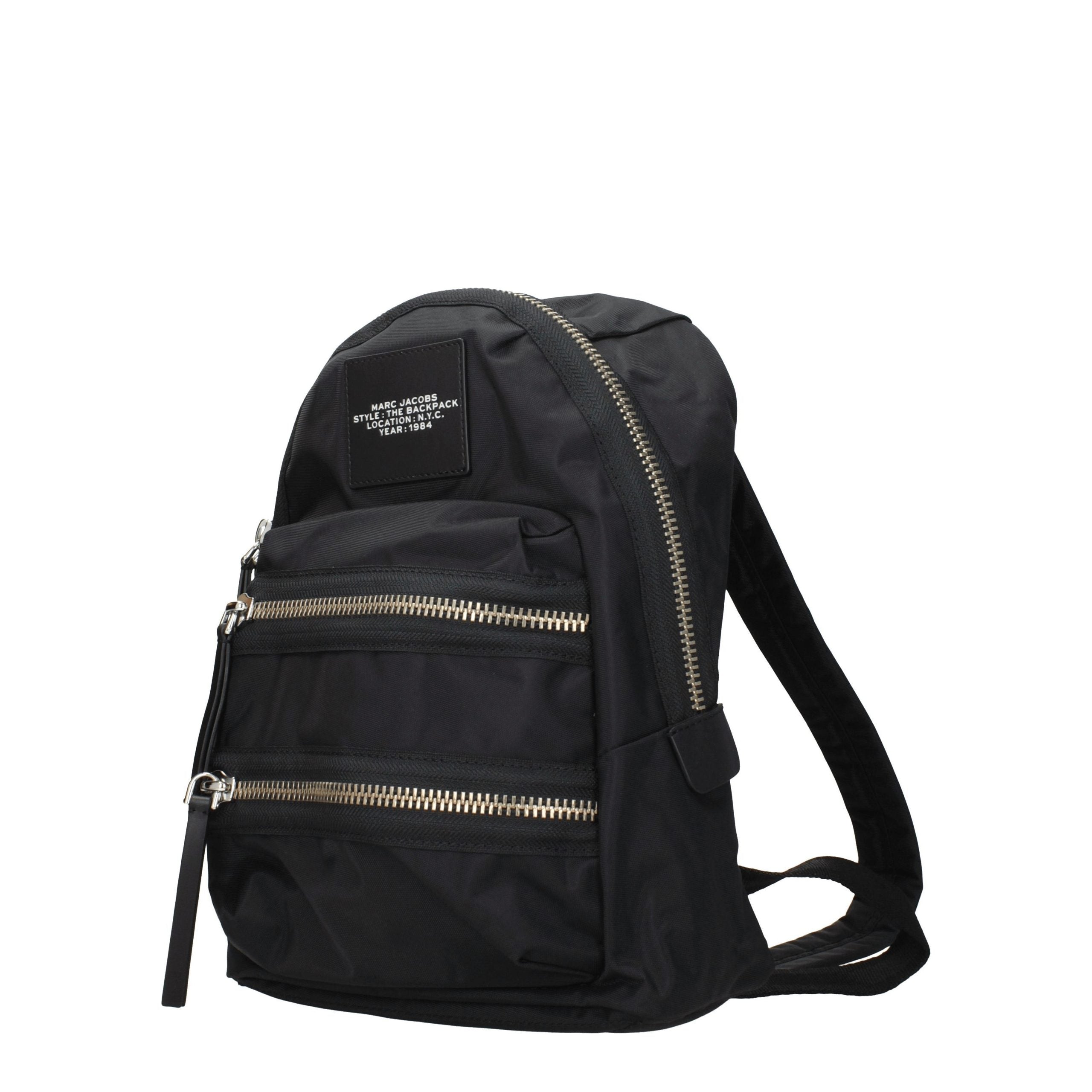 Marc Jacobs Black Nylon Backpack - Sporty Glam Luxury Redefined