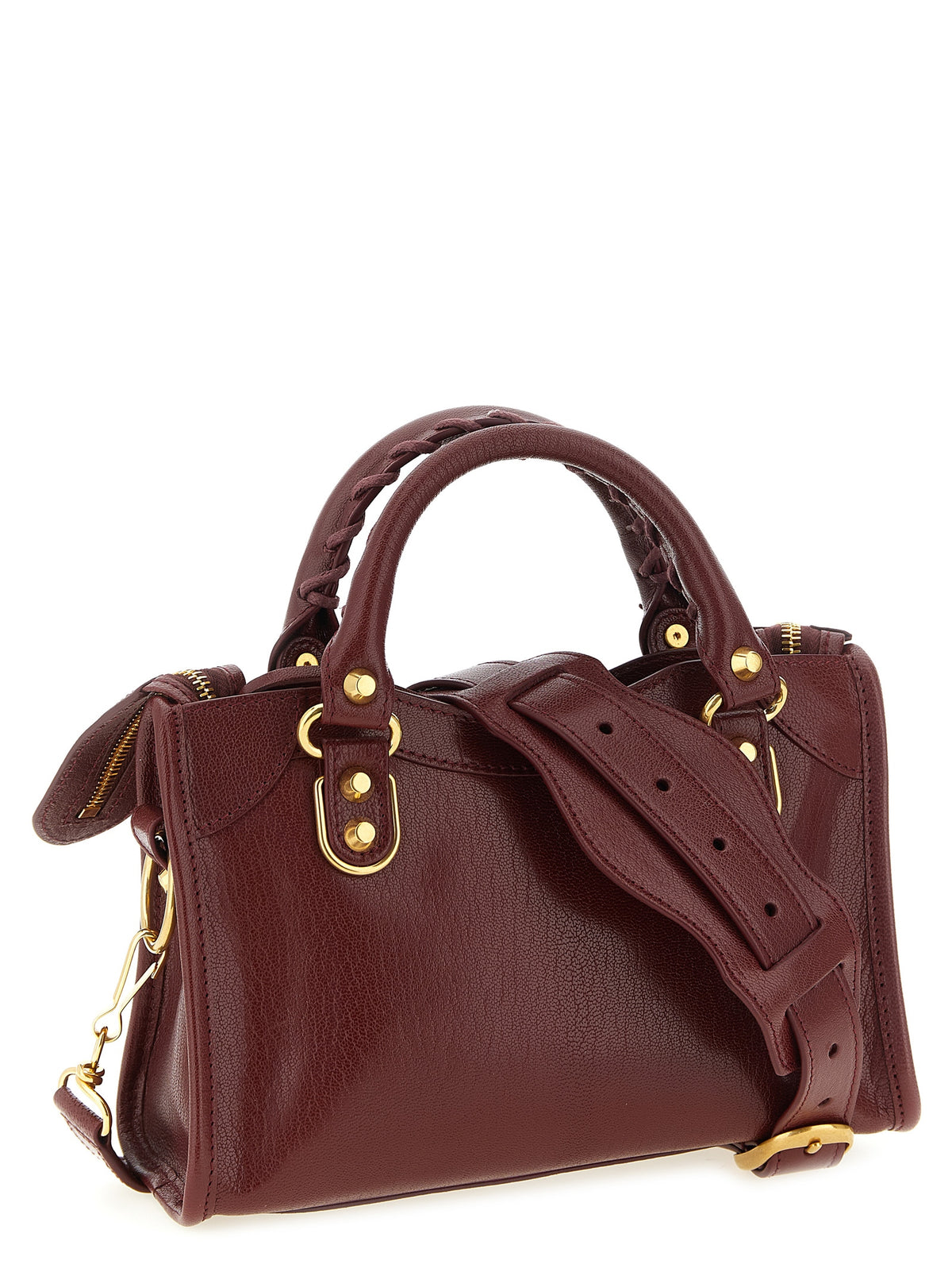 Balenciaga Bordeaux Goatskin Handbag - Exquisite Luxury Accessory