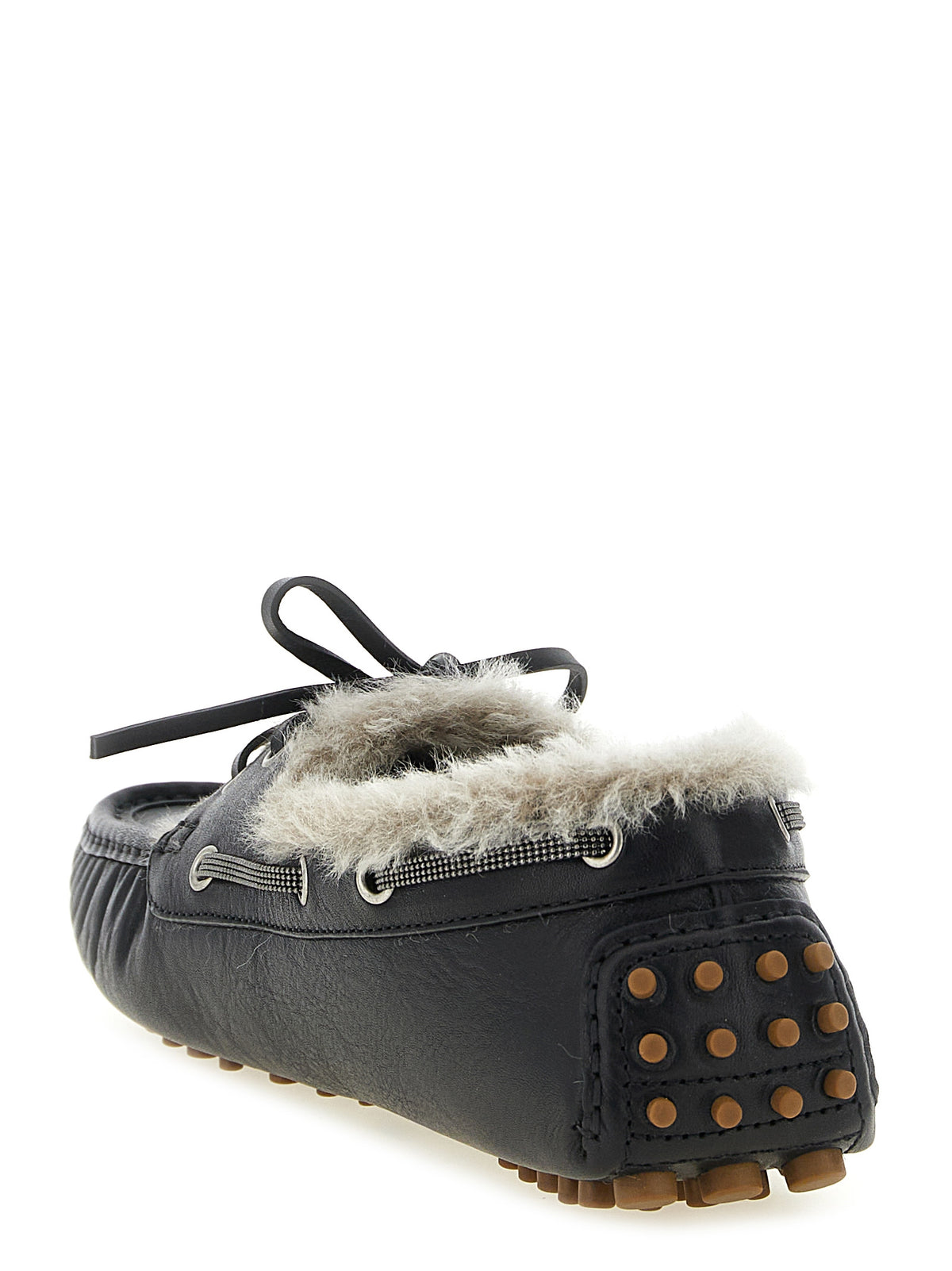 Brunello Cucinelli Black Calfskin Slip-On Loafers - Luxury Redefined