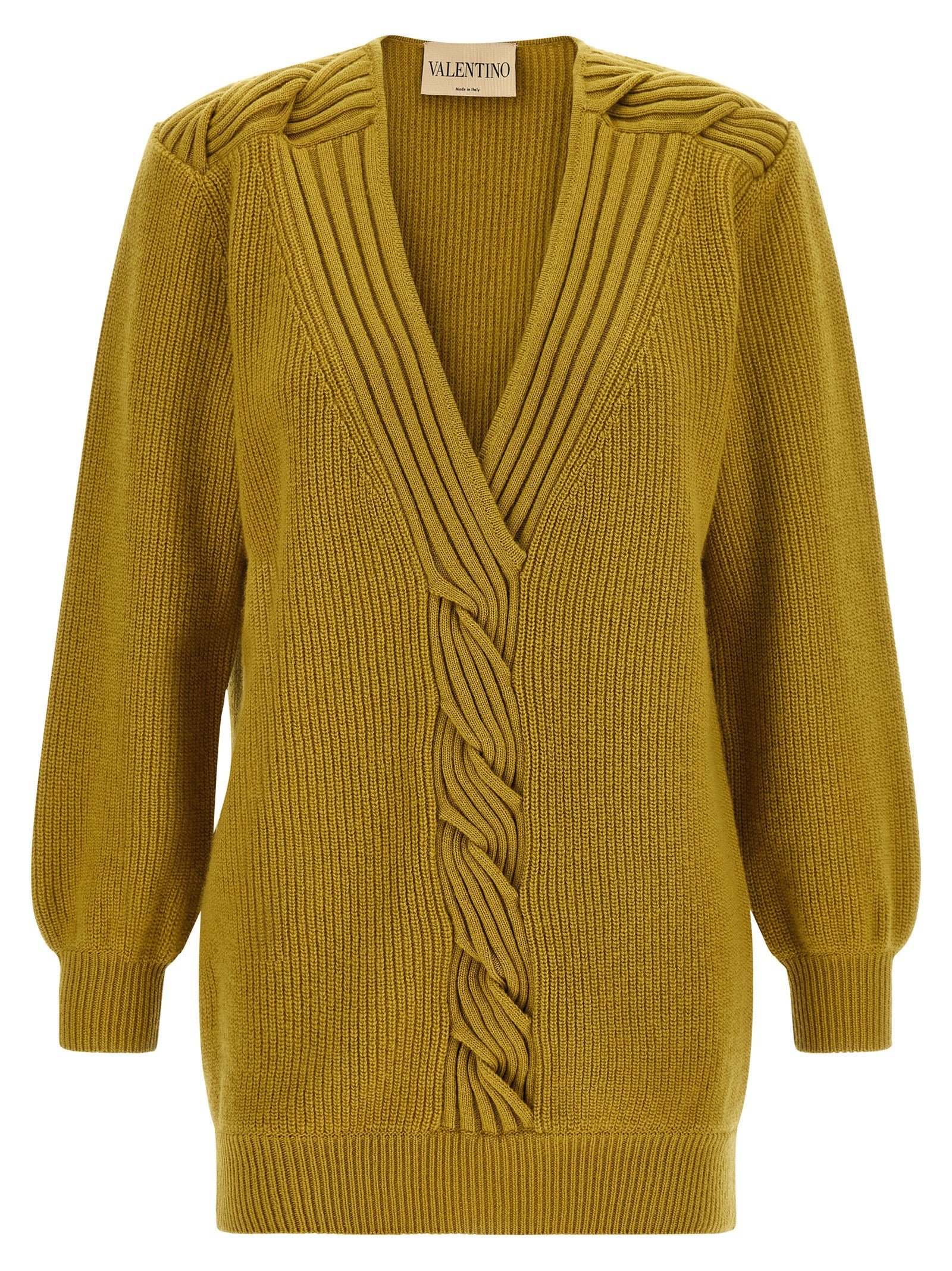 Valentino Garavani Multicolor Virgin Wool Cardigan