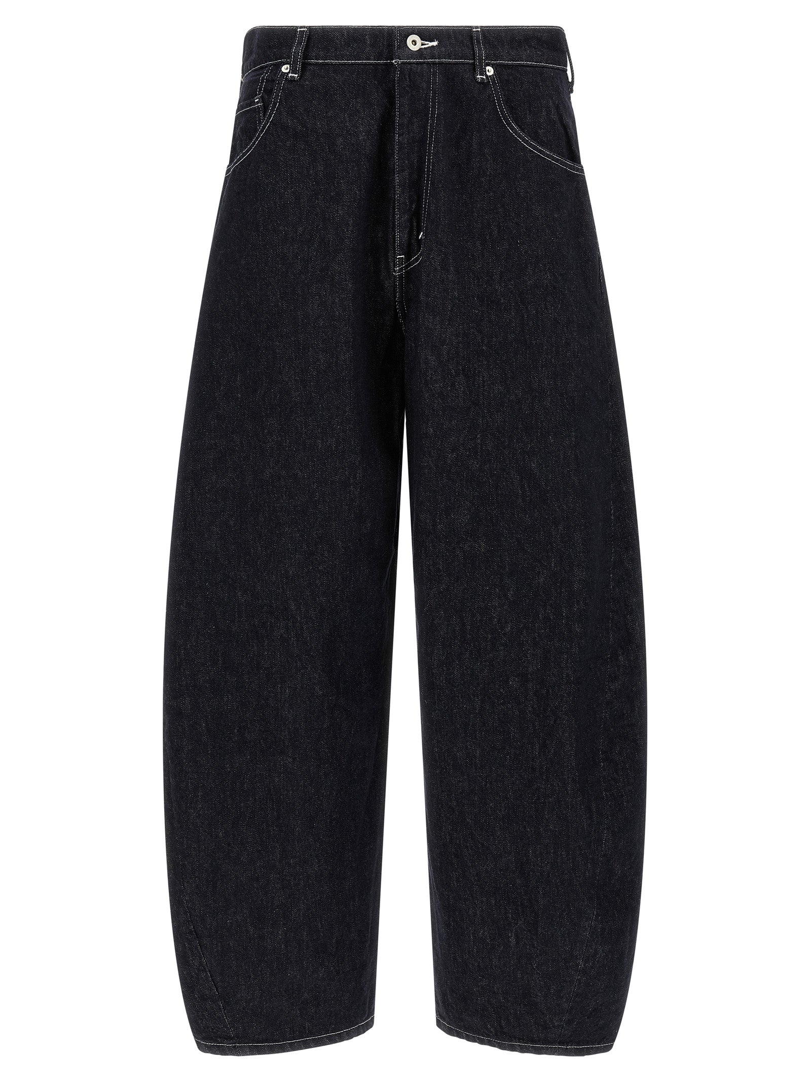 Discover the exquisite craftsmanship of Comme Des Garçons Blue Cotton Jeans, featuring a bold silhouette and luxurious details that elevate your style to new heights.