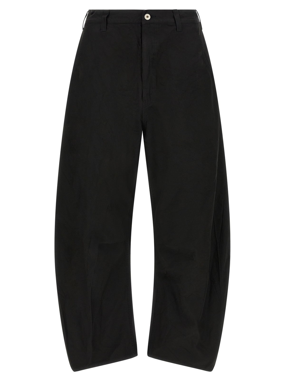 Discover the avant-garde elegance of Comme Des Garçons Homme trousers, crafted from premium polyester for a sophisticated silhouette that embodies luxury and modernity.