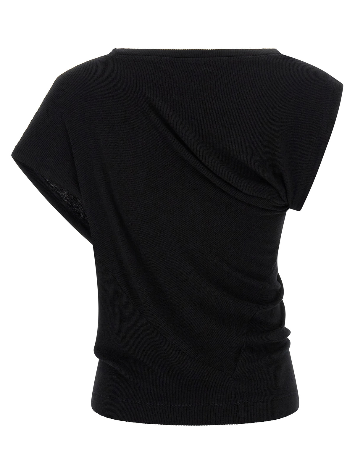 Vivienne Westwood Black Viscose T-Shirt - Timeless Luxury Elegance