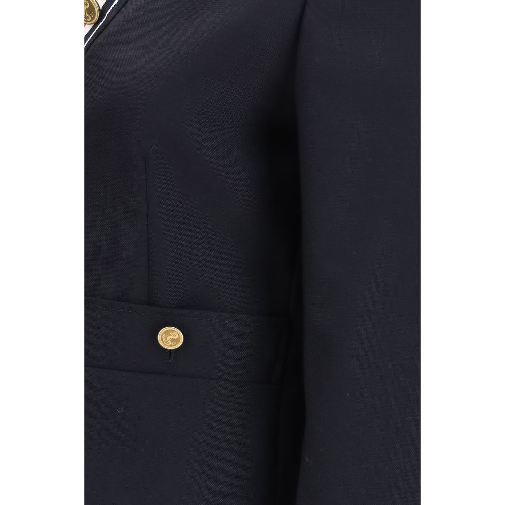 Thom Browne Blue Wool Oves Aries Jacket - Timeless Luxury Fashion