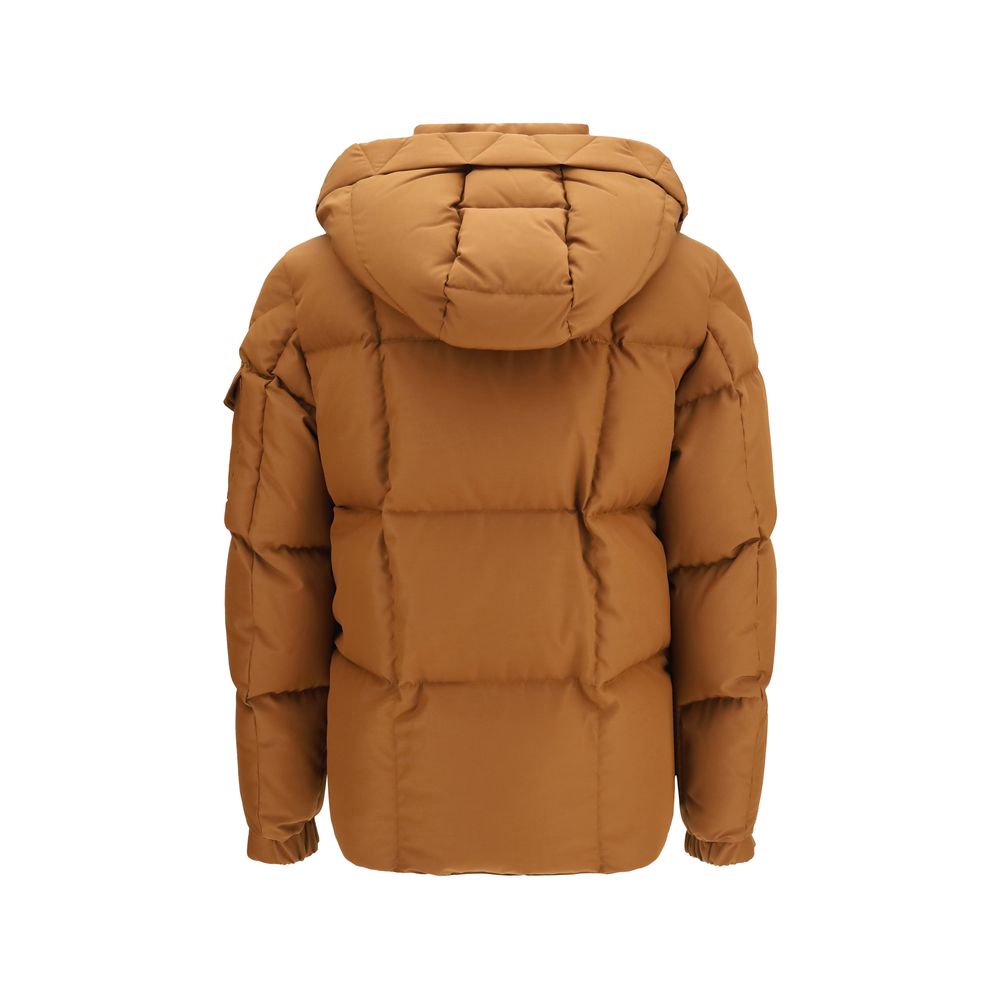 Moncler Dravenis Brown Full-Length Jacket - Luxurious Warmth