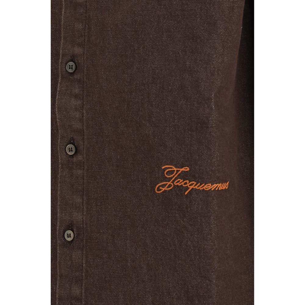 Jacquemus Brown Denim Shirt - Timeless Luxury for the Discerning