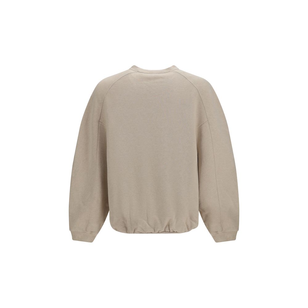 Jacquemus Beige Cotton Sweatshirt - Effortless Luxury Redefined