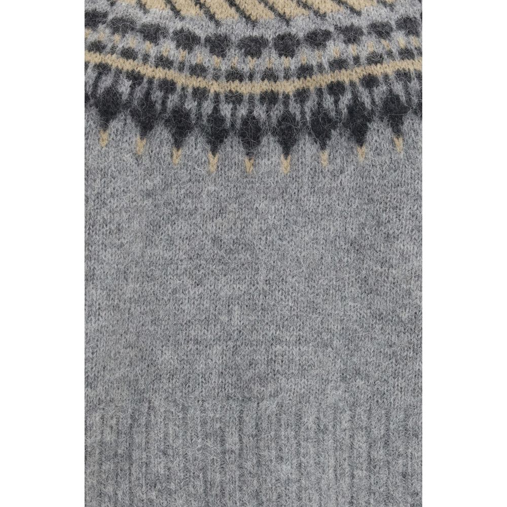 Barbour Gray Polyamide Sweatshirt - Timeless Luxury Redefined