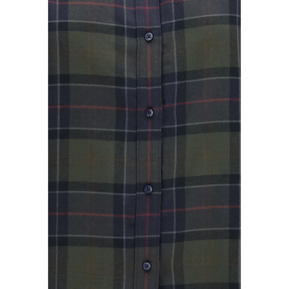 Barbour Elishaw Brown Cotton Shirt - Timeless Luxury Style