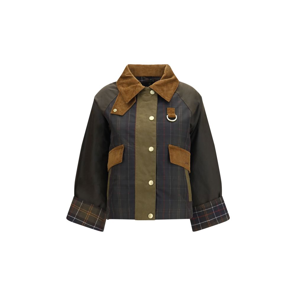 Barbour Brown Cotton Shell Jacket - Timeless Luxury Outerwear