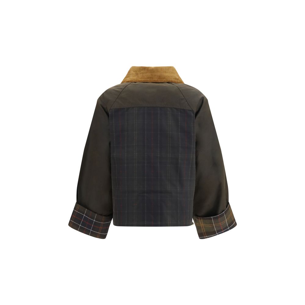 Barbour Brown Cotton Shell Jacket - Timeless Luxury Redefined