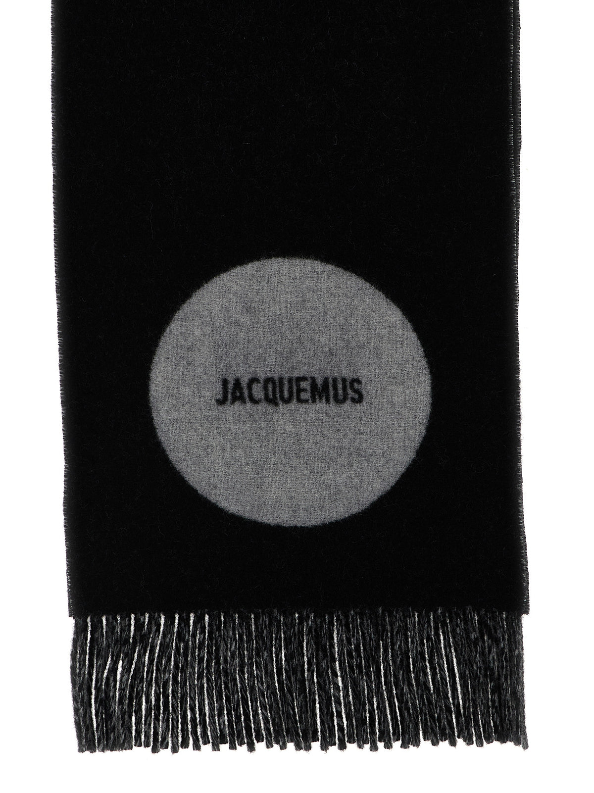 Elevate your style with the Jacquemus Multicolor Virgin Wool Foulard, a luxurious blend of artistry and comfort, perfect for making a bold statement in any setting.