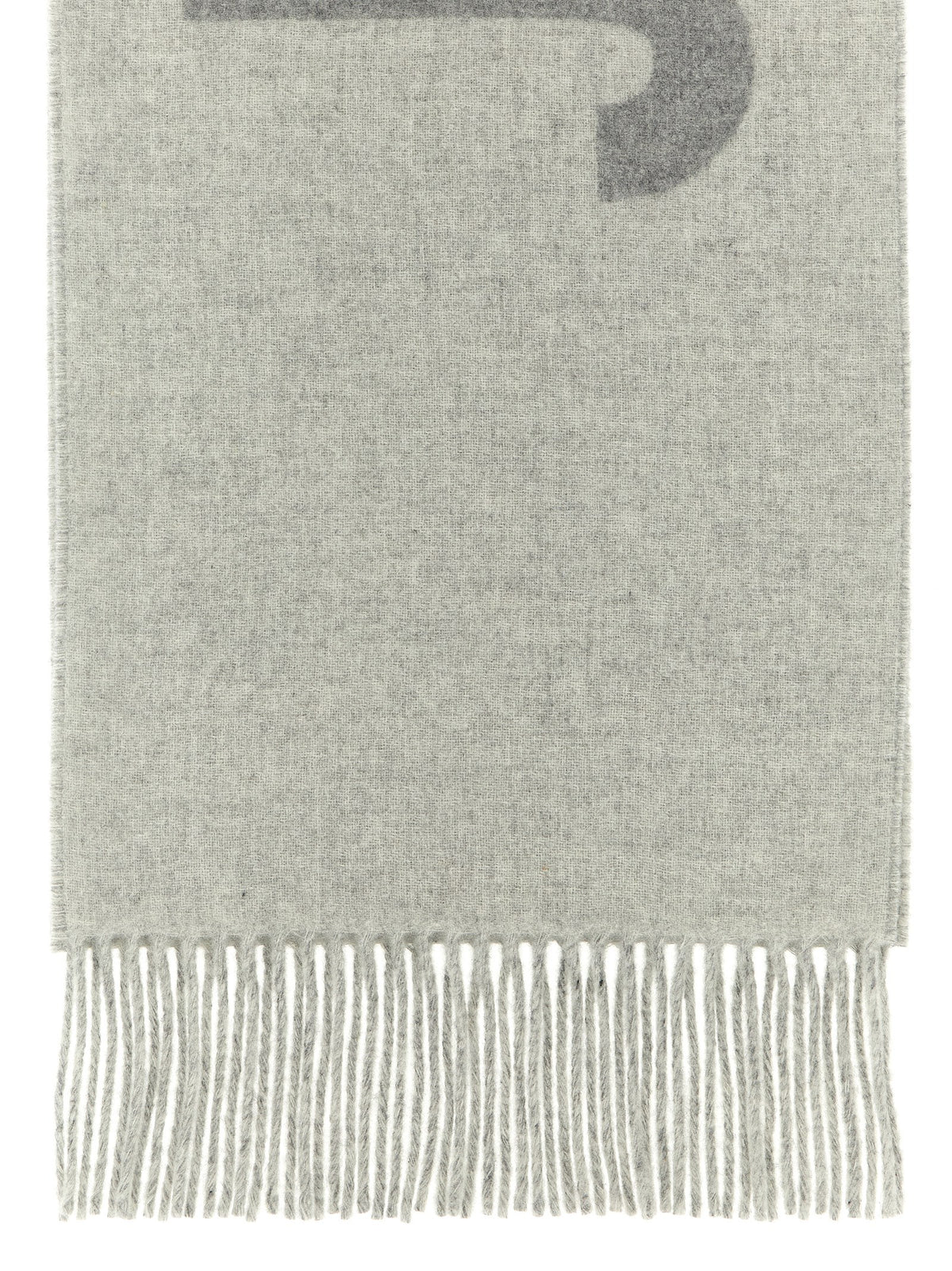 Experience the allure of the Jacquemus Gray Wool Foulard, a luxurious 100% virgin wool accessory that embodies timeless elegance and sophisticated style.