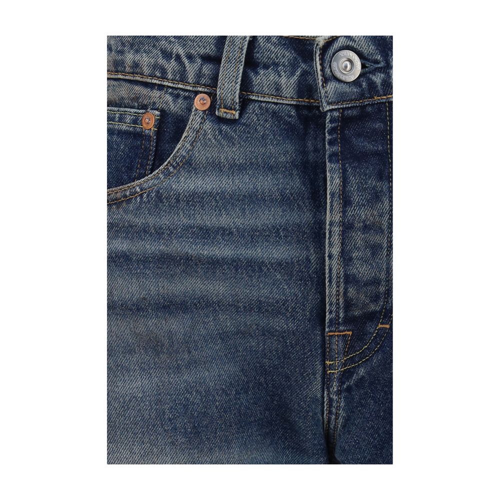 Our Legacy Blue Cotton Relaxed Fit Jeans - Timeless Luxury Denim