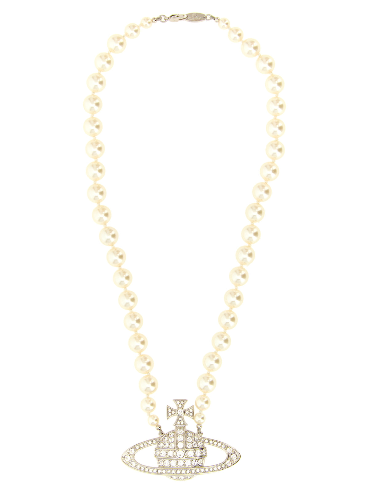 Vivienne Westwood Silver Brass Necklace - Timeless Luxury Statement