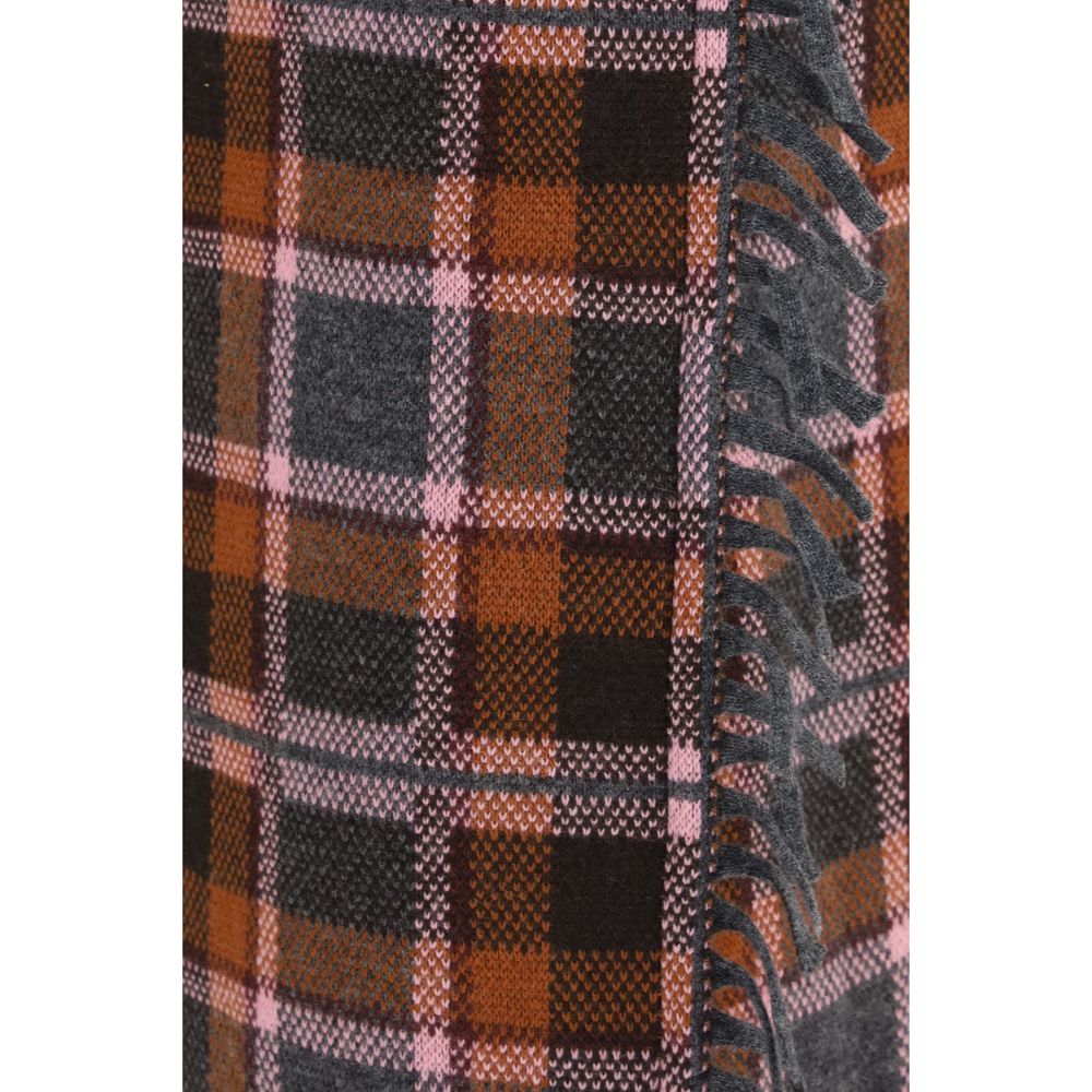 Guest in Residence Brown Wool Oves Aries Midi Skirt - Luxury Elegance