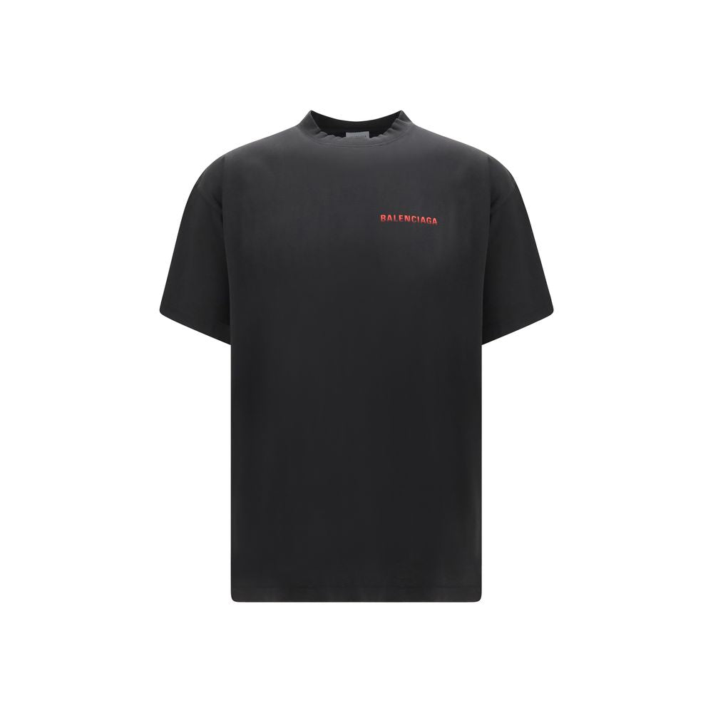 Balenciaga Black Cotton T-Shirt - Timeless Luxury Essentials