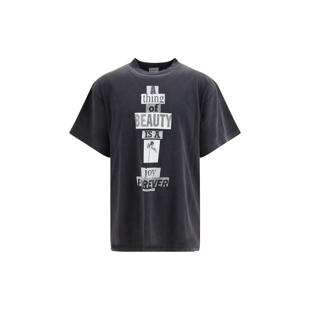 Balenciaga Gradient-Print Cotton T-Shirt - Luxe Oversized Style