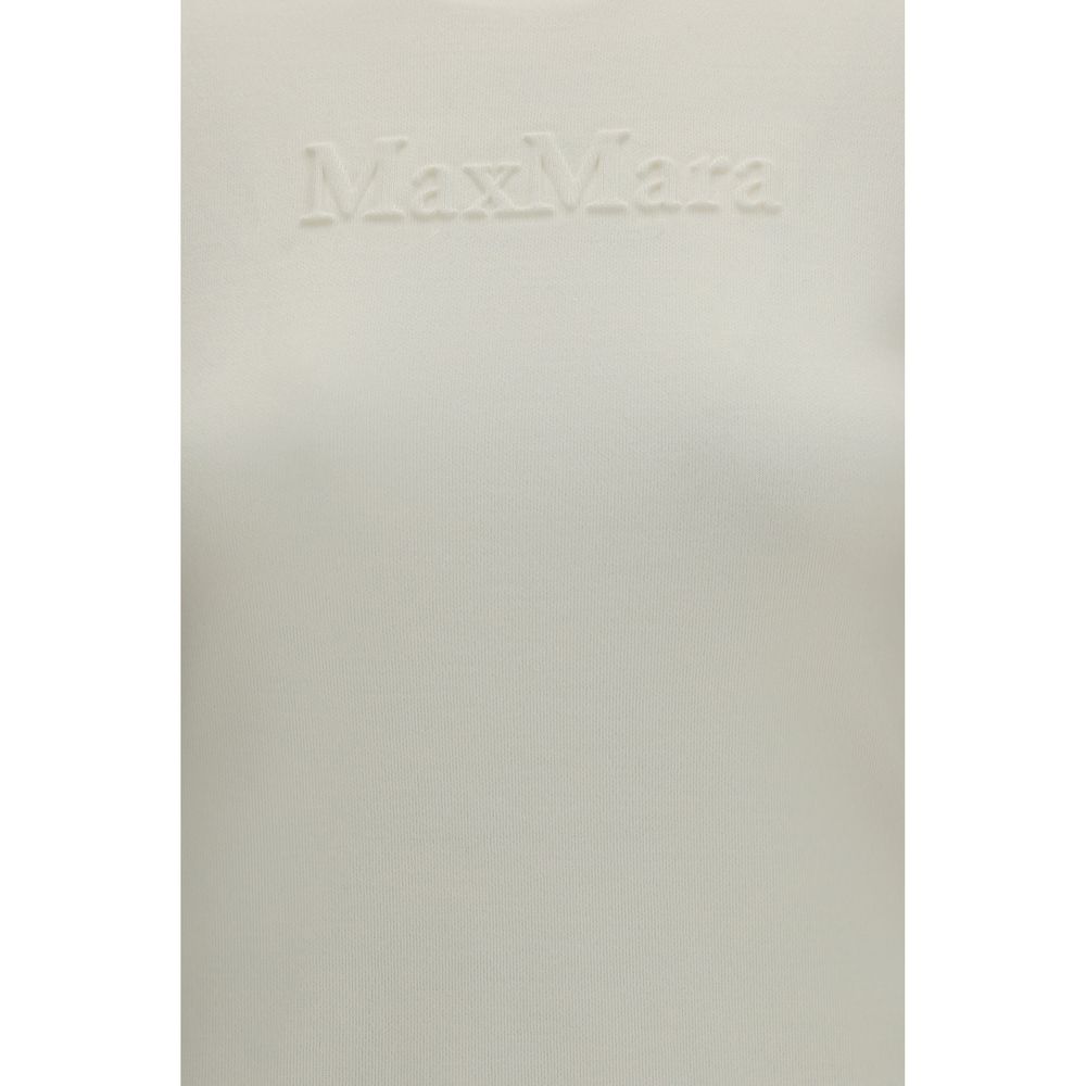 Max Mara White Wool Oves Aries Sweatshirt - Timeless Luxury