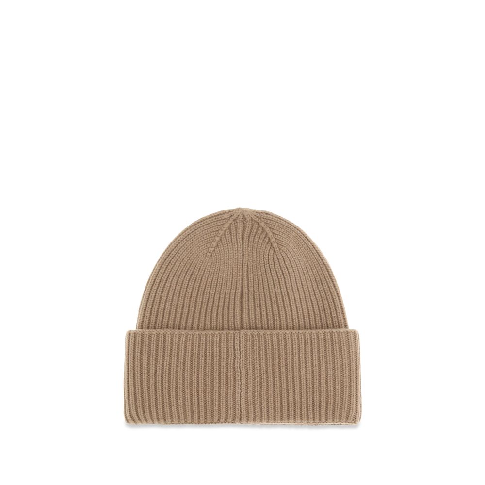 Max Mara Beige Cashmere Beanie - Luxury Softness for Winter Elegance
