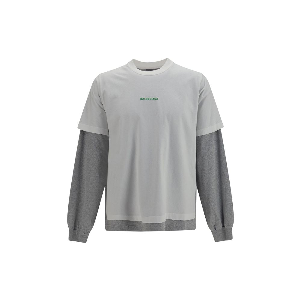 Balenciaga Long Sleeve T-Shirt - Timeless Luxury in Cotton